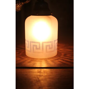 雷門模様オパールセントガラス ブラケット照明 2個1組　A001 