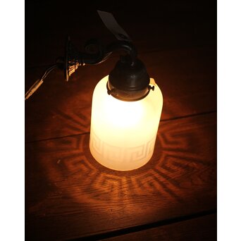 雷門模様オパールセントガラス ブラケット照明 2個1組　A001 