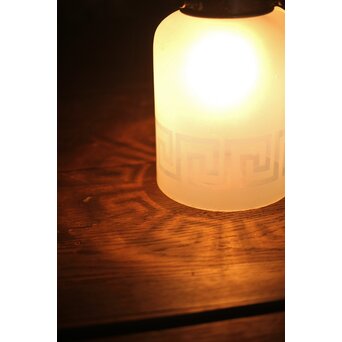 雷門模様オパールセントガラス ブラケット照明 2個1組　A001 