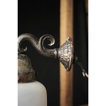 雷門模様オパールセントガラス ブラケット照明 2個1組　A001 