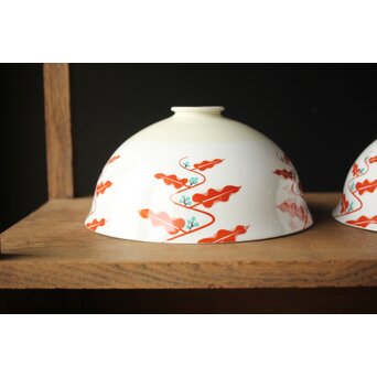 日陶オールドノリタケ 電笠/照明 2個1組　A002 