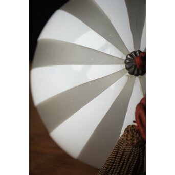 ストライプ切子球体電笠　A004 