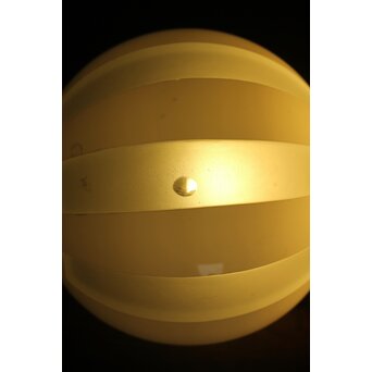 ストライプ切子球体電笠　A004 