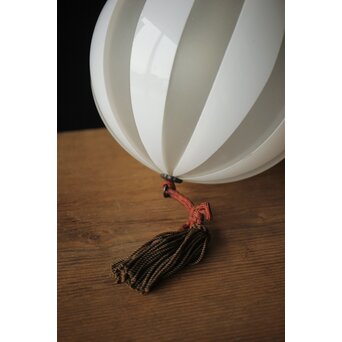 ストライプ切子球体電笠　A004 