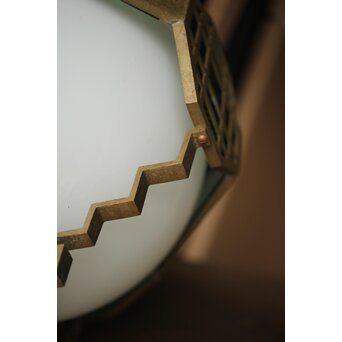 緑色ダイアガラス アールデコ照明　A005 