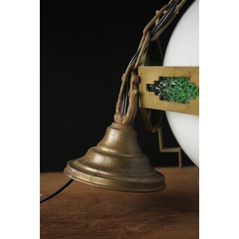 緑色ダイアガラス アールデコ照明　A005 