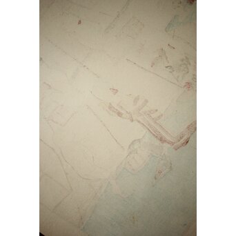 木村荘八《猫の銭湯 The public bath of a cat》木版画　Z282 