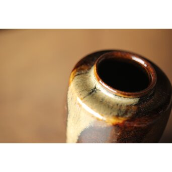 陽炎園 膳所焼茶入　P324 