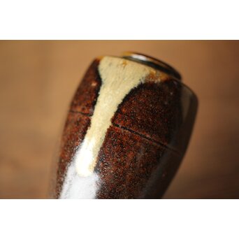 陽炎園 膳所焼茶入　P324 