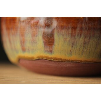 十三代 亀井味楽 高取茶入 十四代識箱　P325 