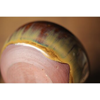 十三代 亀井味楽 高取茶入 十四代識箱　P325 