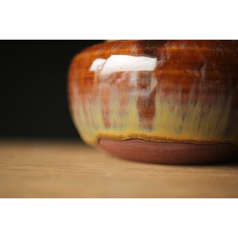 十三代 亀井味楽 高取茶入 十四代識箱　P325 