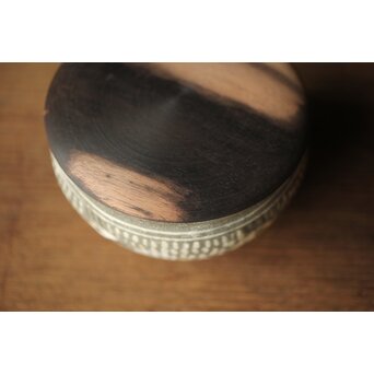 李朝初期 高麗陶器 三島手盃/茶入　P326 