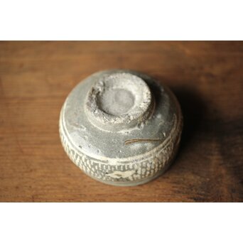 李朝初期 高麗陶器 三島手盃/茶入　P326 