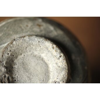 李朝初期 高麗陶器 三島手盃/茶入　P326 