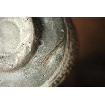 李朝初期 高麗陶器 三島手盃/茶入　P326 