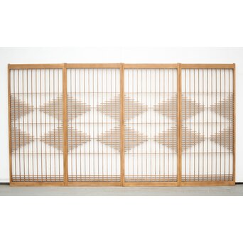 幾何学組子 書院 4枚1組　R0153 