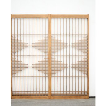 幾何学組子 書院 4枚1組　R0153 