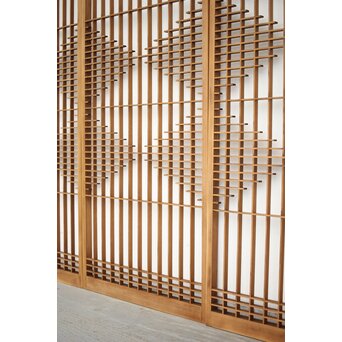 幾何学組子 書院 4枚1組　R0153 