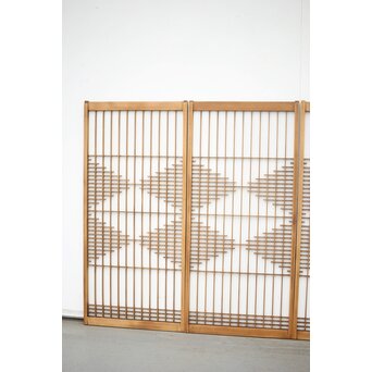 幾何学組子 書院 4枚1組　R0153 