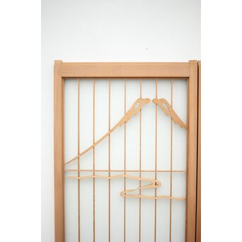 三保の松原 富士 ガラス入書院 2枚1組　R0154 