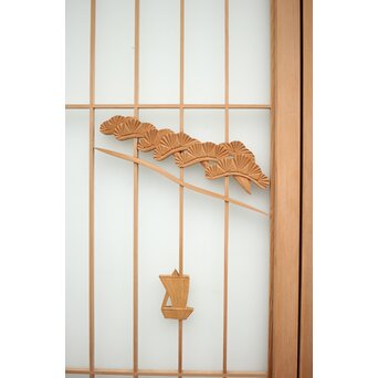 三保の松原 富士 ガラス入書院 2枚1組　R0154 