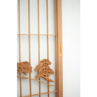 三保の松原 富士 ガラス入書院 2枚1組　R0154 