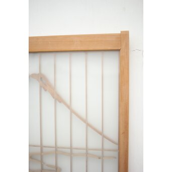 三保の松原 富士 ガラス入書院 2枚1組　R0154 