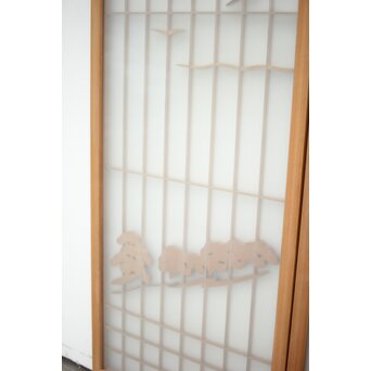 三保の松原 富士 ガラス入書院 2枚1組　R0154 