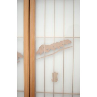 三保の松原 富士 ガラス入書院 2枚1組　R0154 