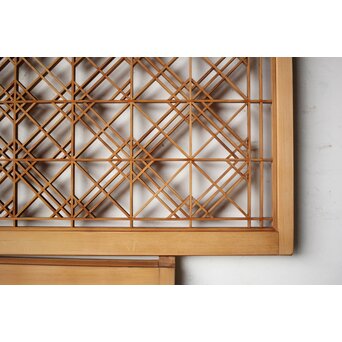 片身替 小型組子天袋引戸 4枚1組　R0155 