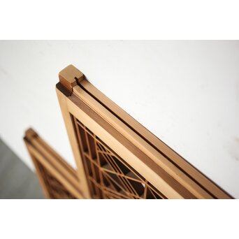 片身替 小型組子天袋引戸 4枚1組　R0155 