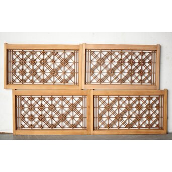 片身替 小型組子天袋引戸 4枚1組　R0155 