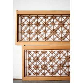 片身替 小型組子天袋引戸 4枚1組　R0155 