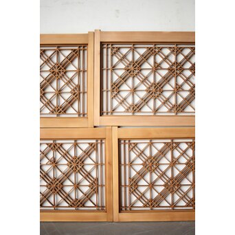 片身替 小型組子天袋引戸 4枚1組　R0155 