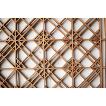 片身替 小型組子天袋引戸 4枚1組　R0155 