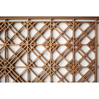 片身替 小型組子天袋引戸 4枚1組　R0155 