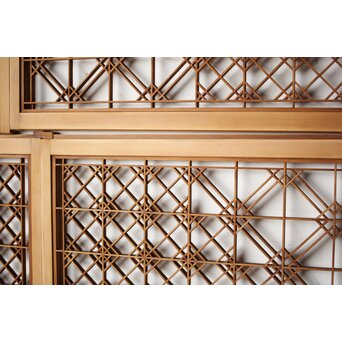 片身替 中型組子天袋引戸 4枚1組　R0156 