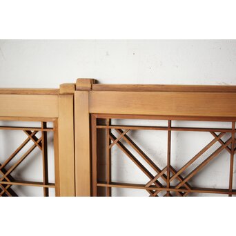 片身替 中型組子天袋引戸 4枚1組　R0156 