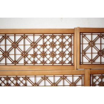 片身替 中型組子天袋引戸 4枚1組　R0156 