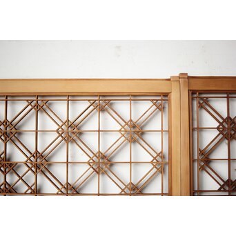 片身替 中型組子天袋引戸 4枚1組　R0156 