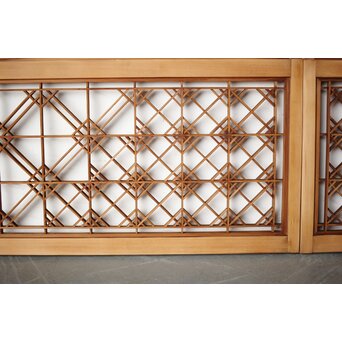 片身替 中型組子天袋引戸 4枚1組　R0156 