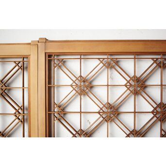 片身替 中型組子天袋引戸 4枚1組　R0156 