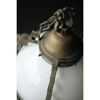 緑色ダイアガラス アールデコ照明　A007 