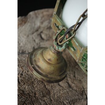 緑色ダイアガラス アールデコ照明　A007 