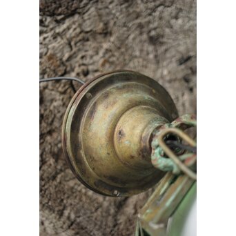 緑色ダイアガラス アールデコ照明　A007 