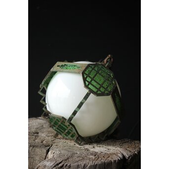 緑色ダイアガラス アールデコ照明　A007 