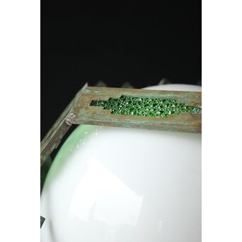 緑色ダイアガラス アールデコ照明　A007 