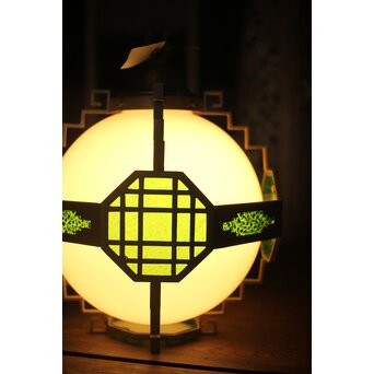 緑色ダイアガラス アールデコ照明　A007 