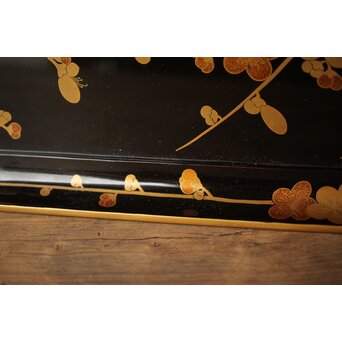 枝梅蒔絵 時代香盆　Q294 